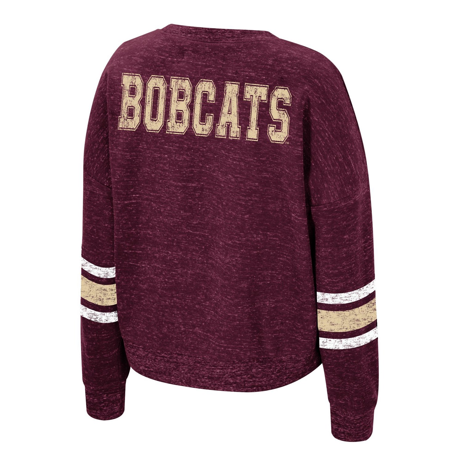 Colosseum Athletics Texas State Bobcats Jaclyn Speckle Long Sleeve Crew - view number 2