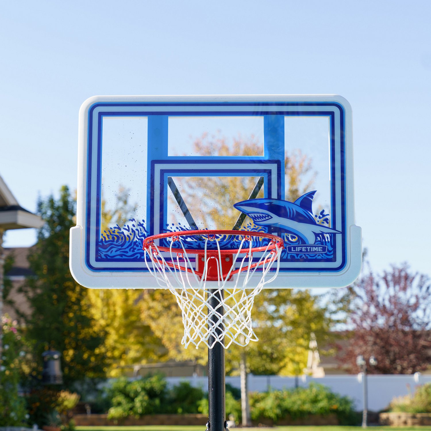 Lifetime 44 in Portable Poolside Shatterproof Basketball Hoop with Classic Rim - view number 7