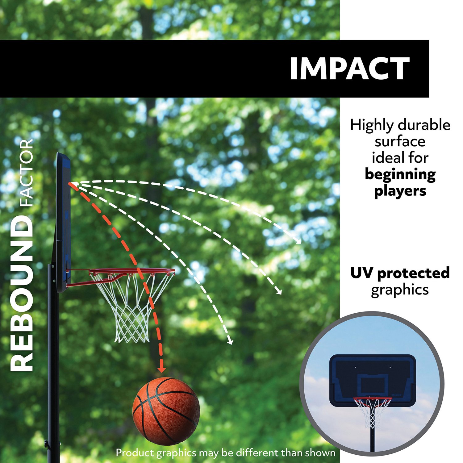 Lifetime 32 in Adjustable Youth Portable Basketball Hoop - view number 2