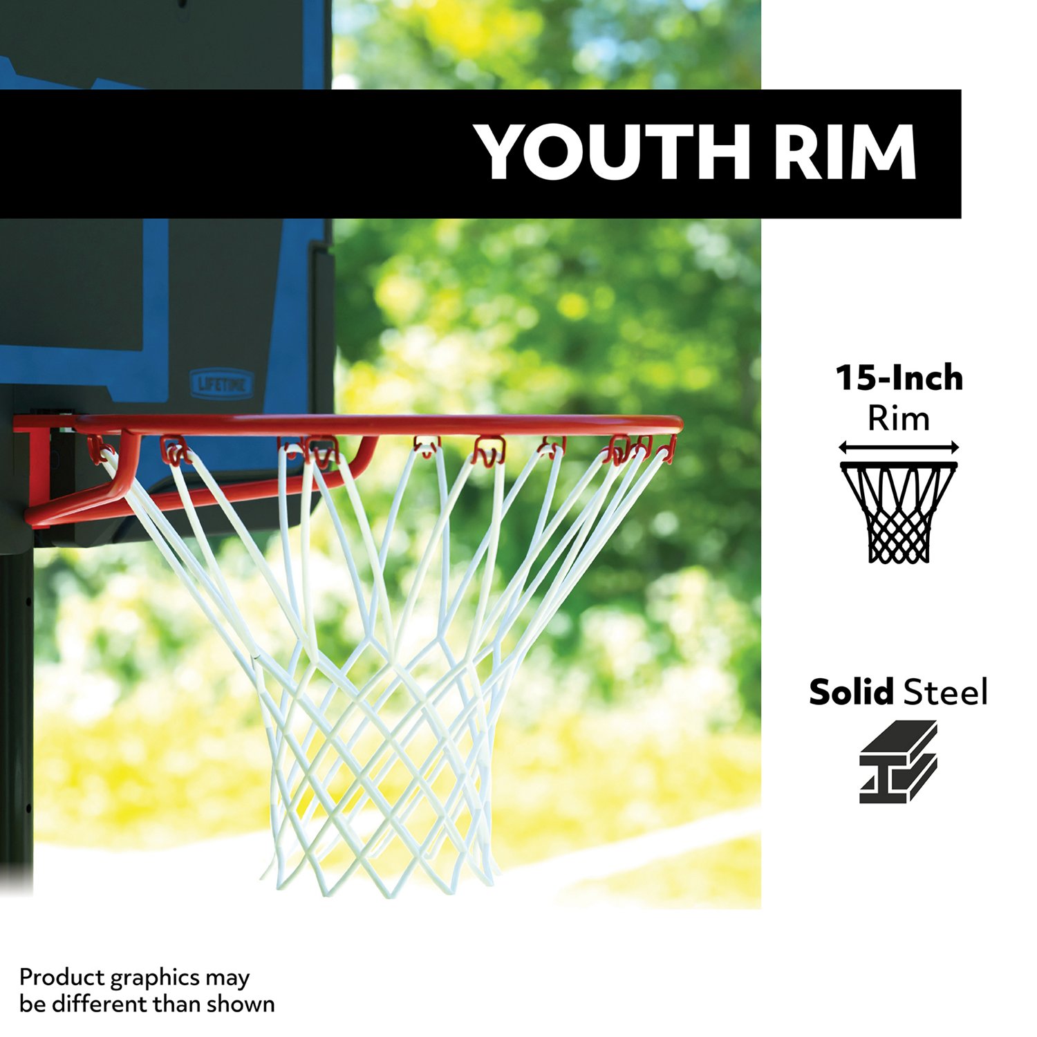 Lifetime 32 in Adjustable Youth Portable Basketball Hoop - view number 3