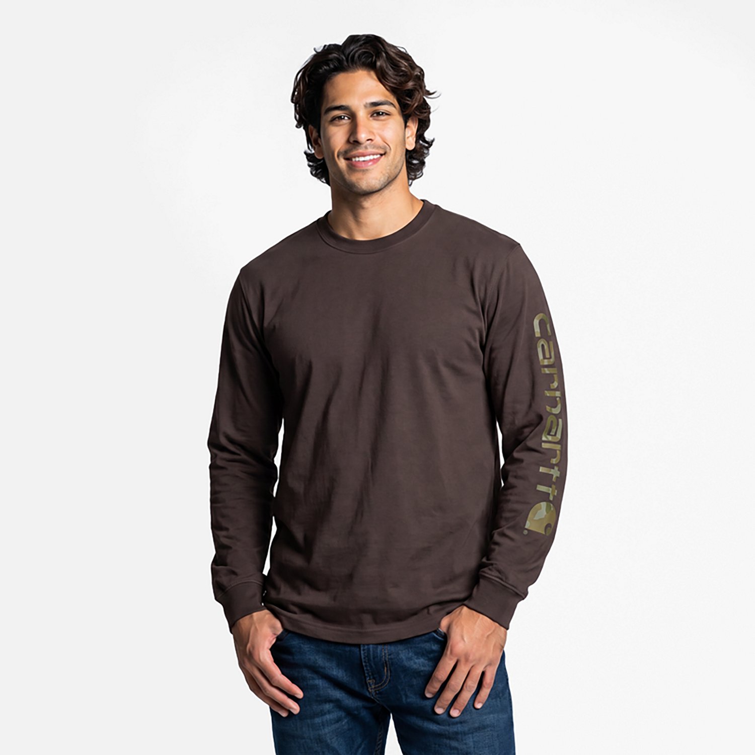 Carhartt Men's Long Sleeve Graphic Logo T-shirt