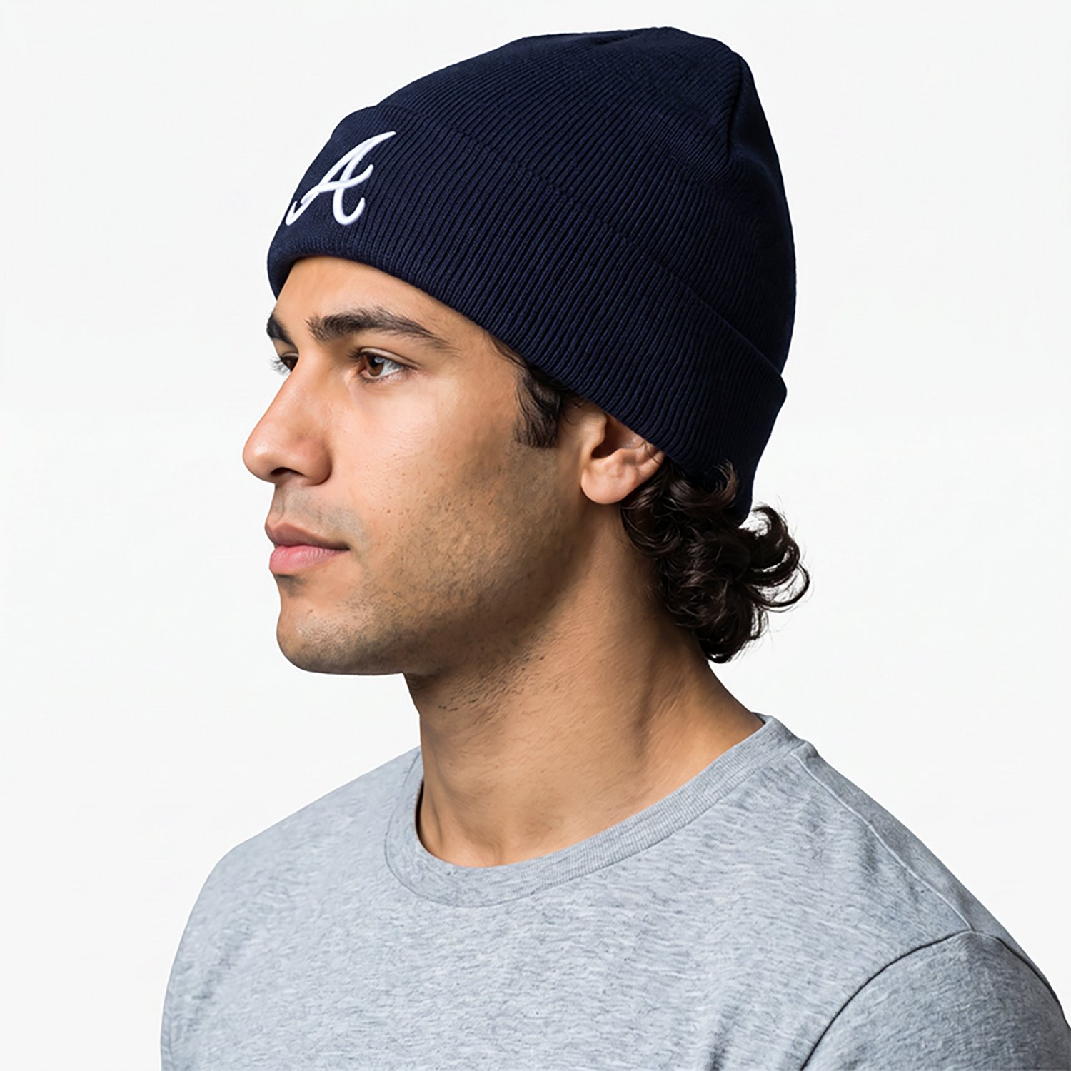 '47 Adults' Atlanta Braves Raised Cuff Knit Cap