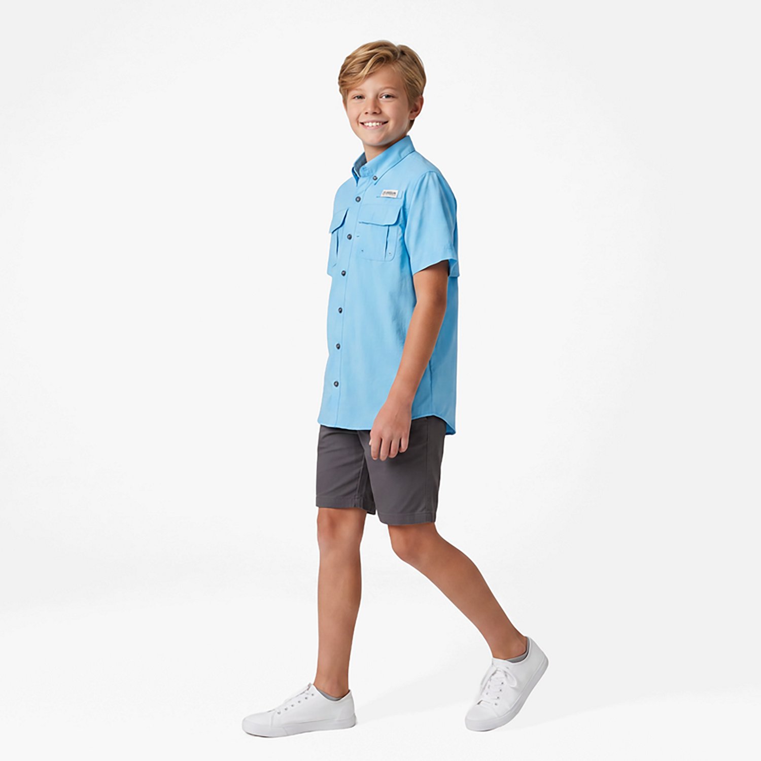 Magellan Outdoors Boys' Laguna Madre Button Down Shirt                                                                           - view number 2