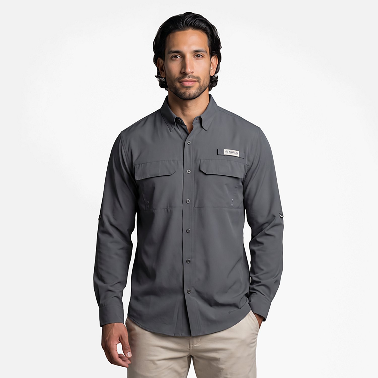 Magellan Outdoors Men's Barton Creek Outdoor Long Sleeve Shirt