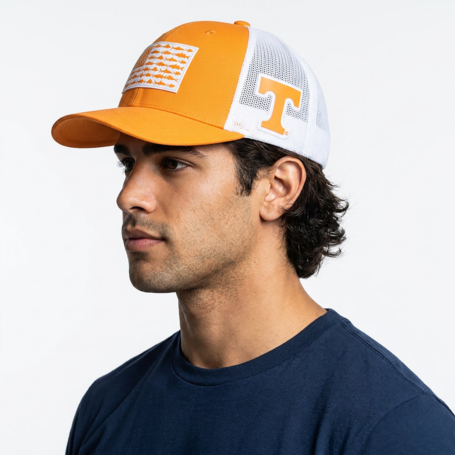 Columbia Sportswear Men's University of Tennessee Mesh Fish Flag Ball Cap