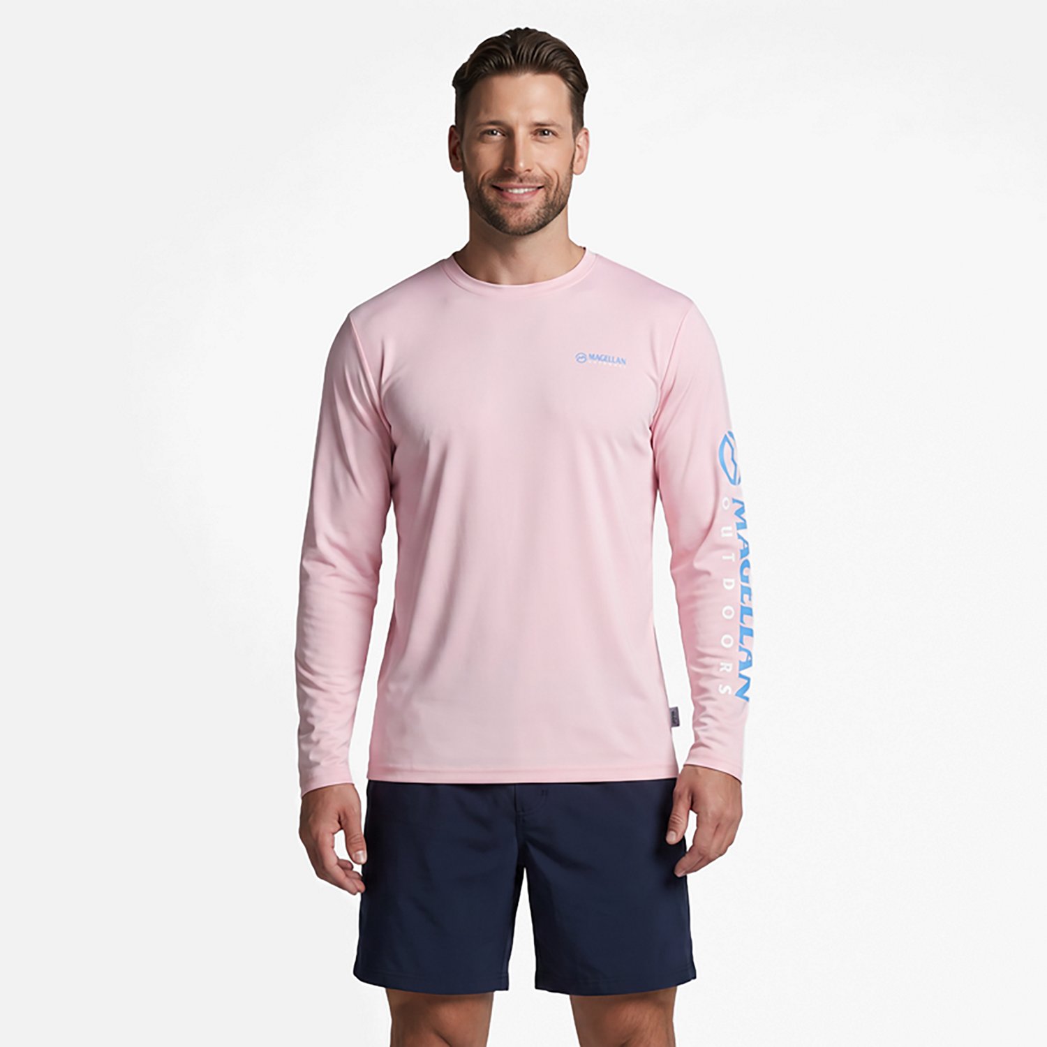 Magellan Outdoors Men's Casting Crew Core Graphic Long Sleeve T-shirt                                                            - view number 2