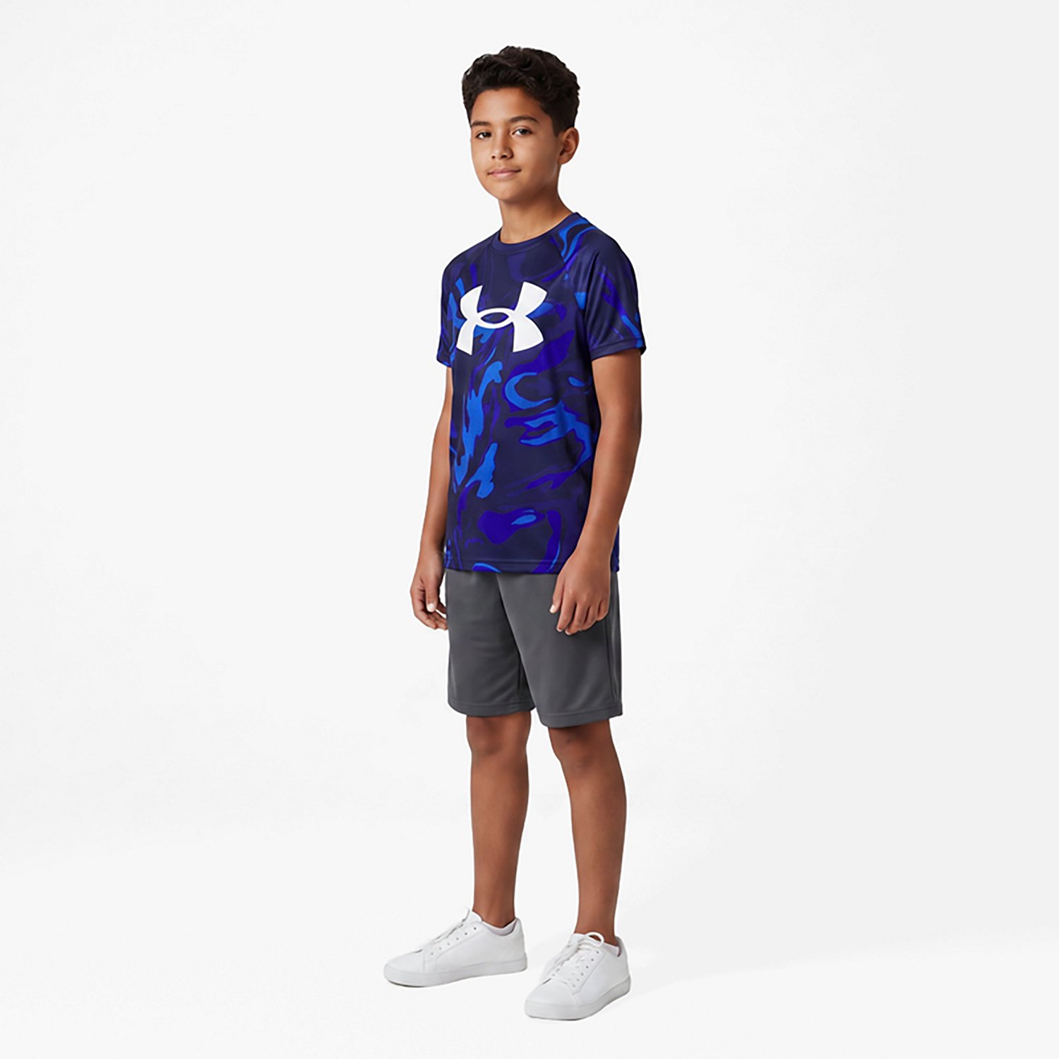 Under Armour Boys' UA Tech Printed Short Sleeve T-shirt                                                                          - view number 2