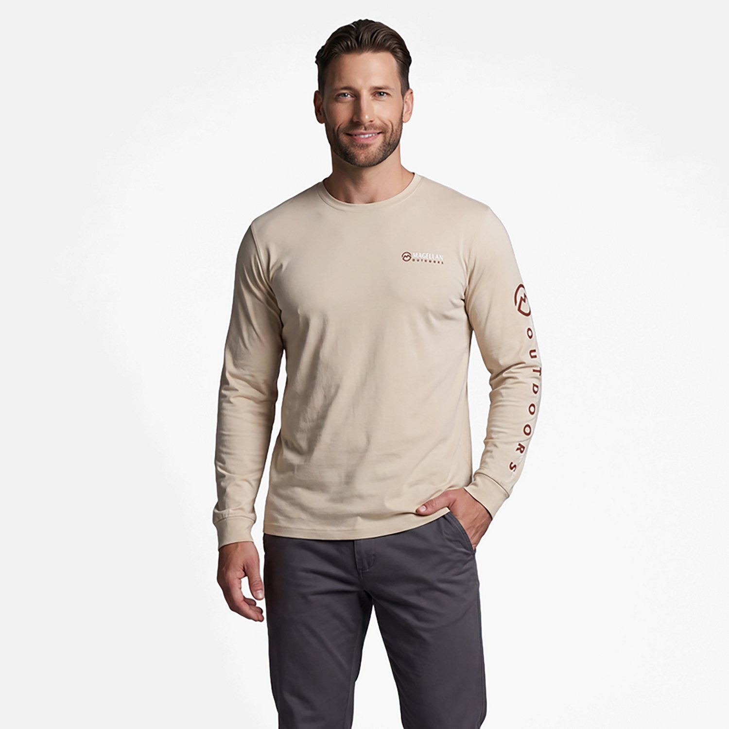 Magellan Outdoors Men's Grotto Falls Long Sleeve T-shirt