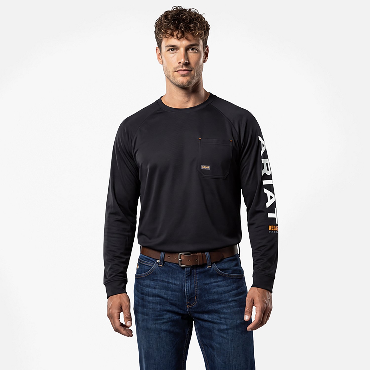 Ariat Men's Rebar HeatFighter Long Sleeve T-shirt - view number 2
