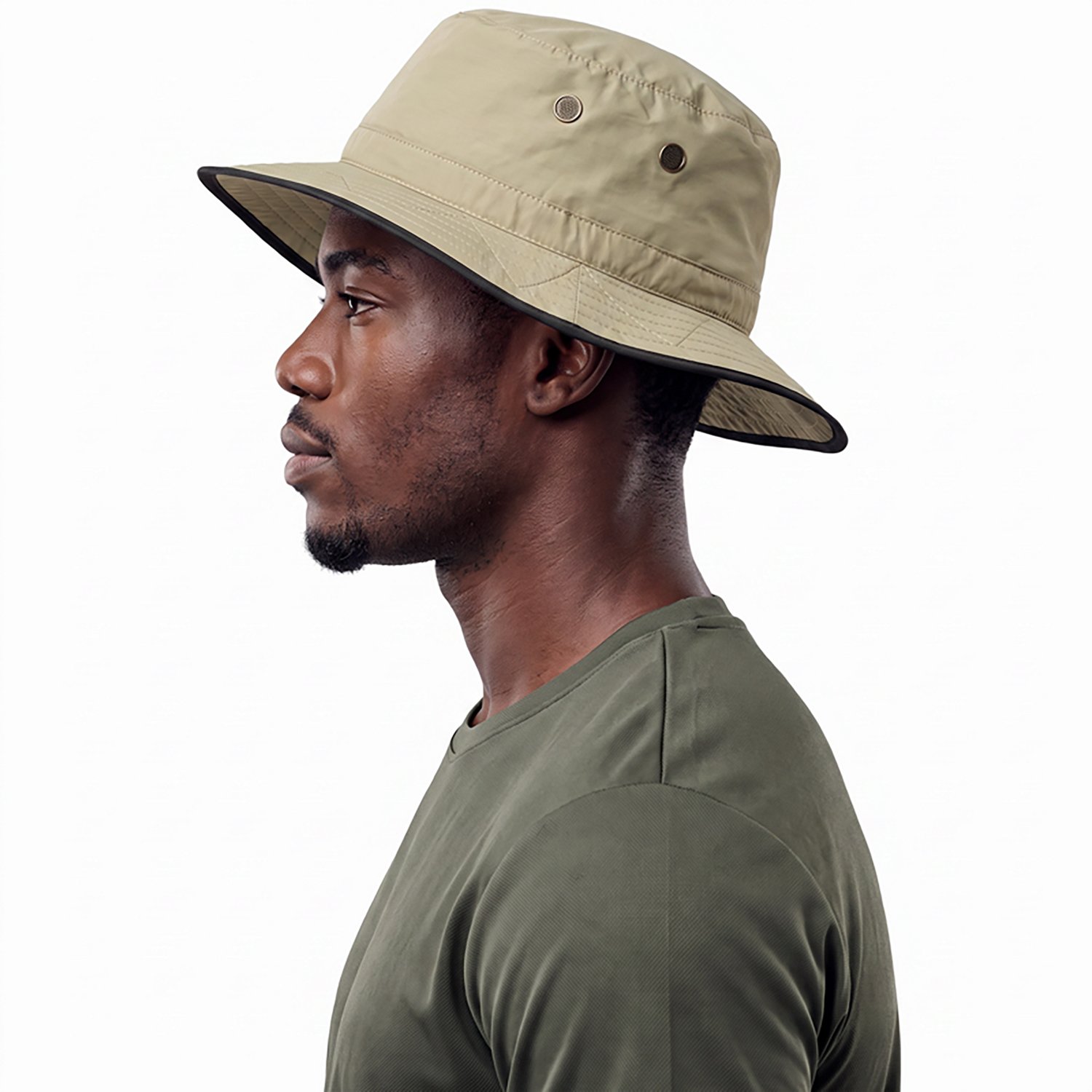 Dorfman Pacific Men's Floatable Brim Nylon Boonie Hat