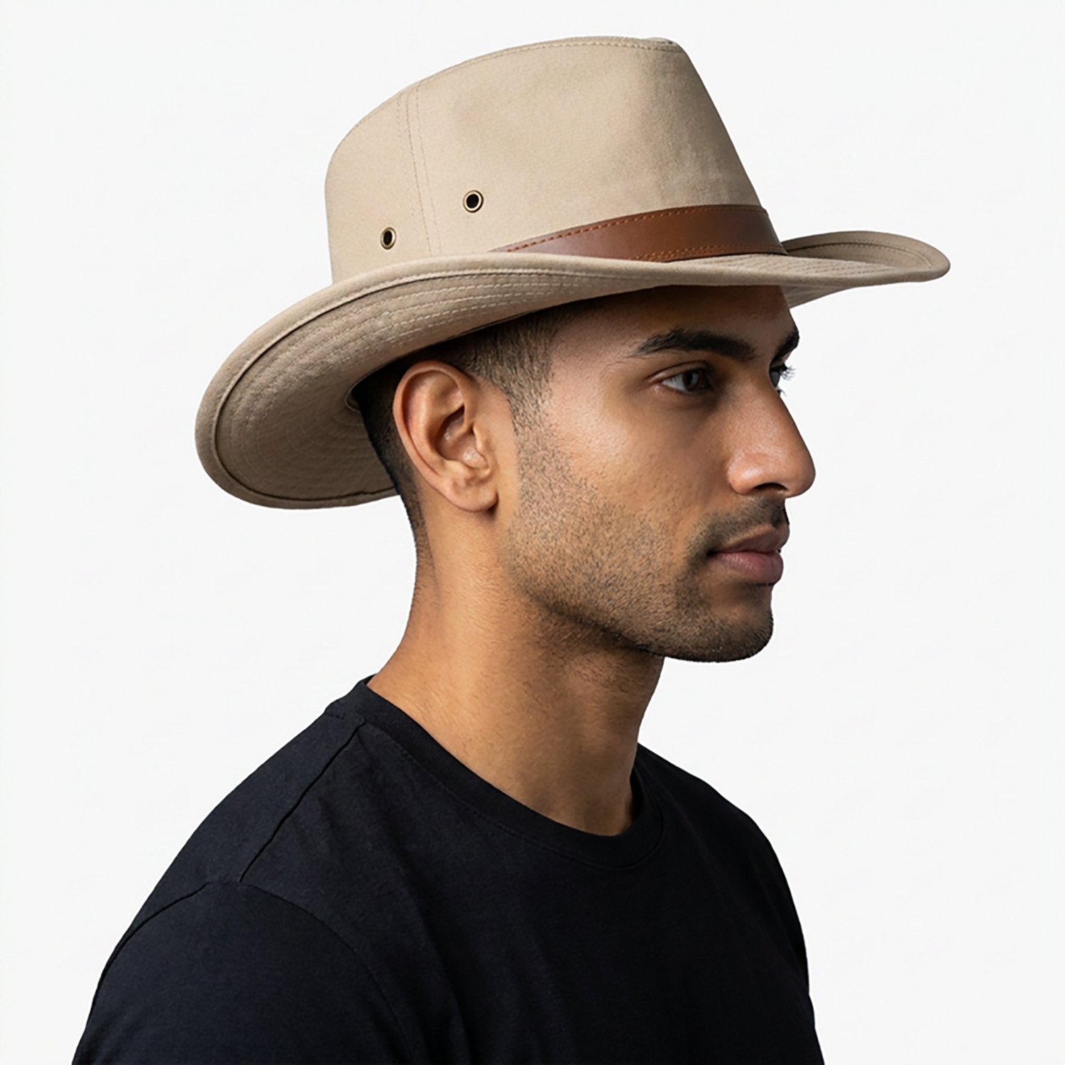 Dorfman Pacific Men's Twill Outback Hat