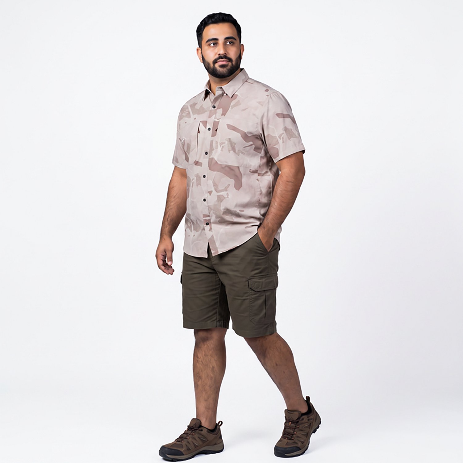 Magellan Outdoors Men's Lightweight Ripstop Button Down Short Sleeve Shirt                                                       - view number 2