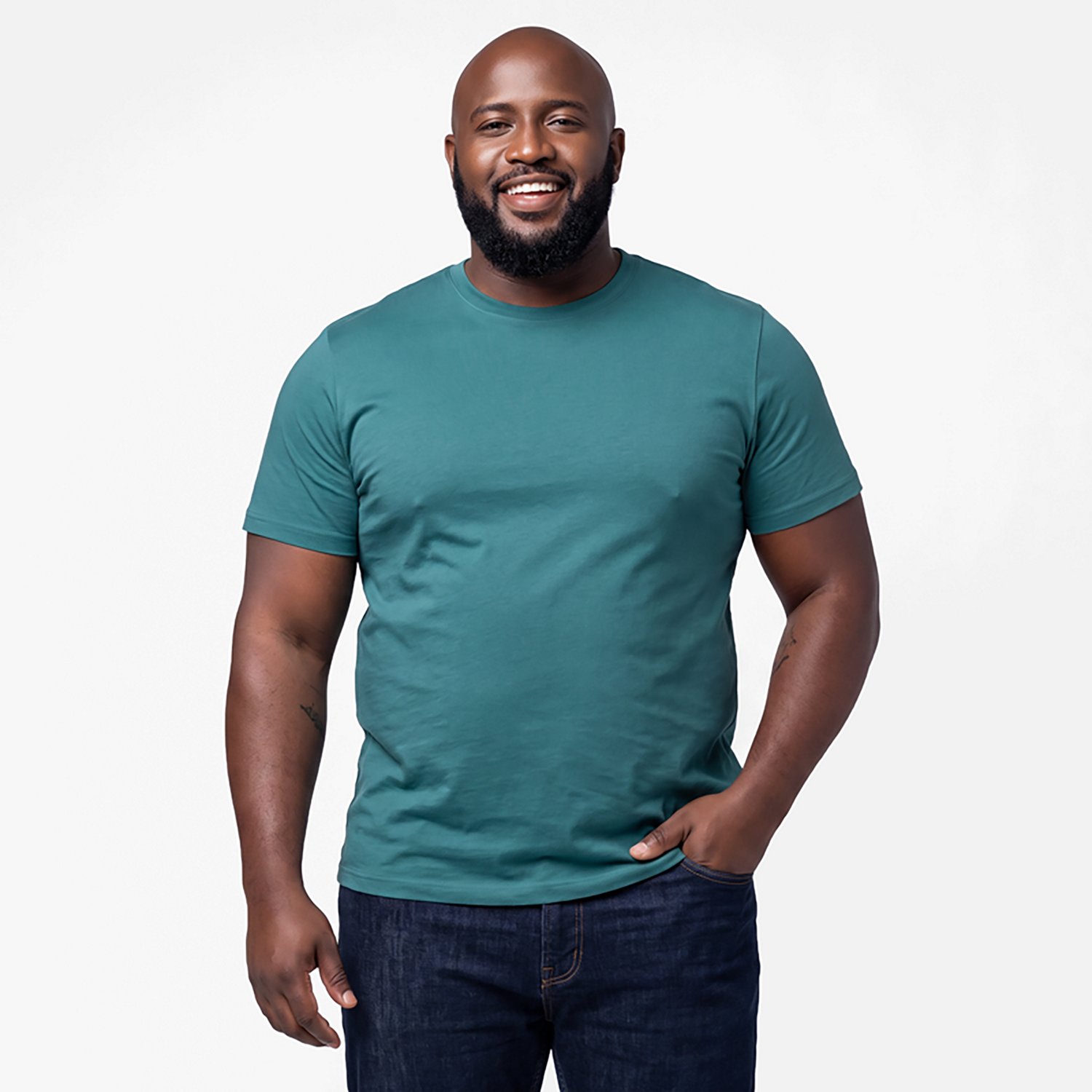 BCG Men's Styled Cotton Crew T-shirt