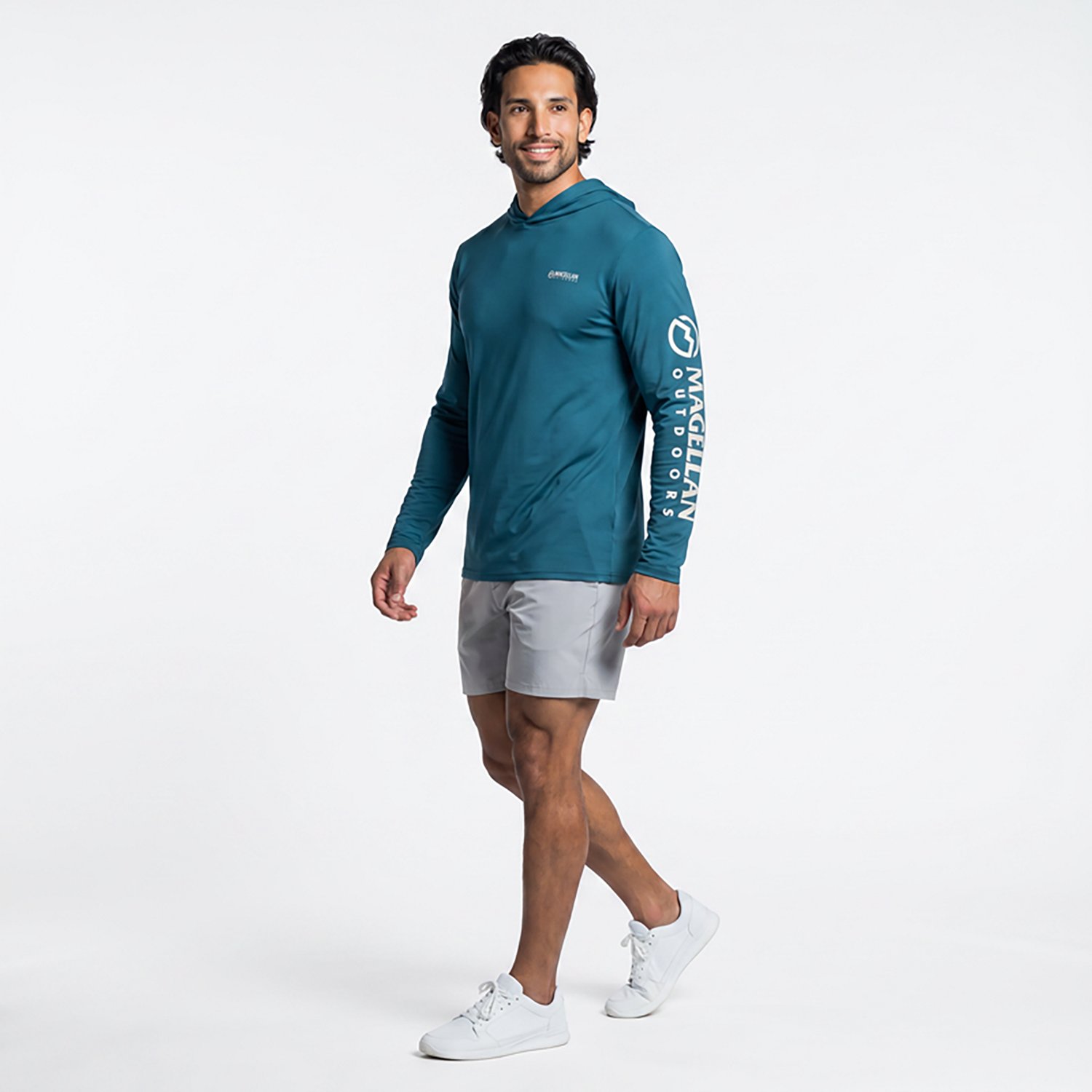 Magellan Outdoors Men's Casting Crew Long Sleeve Hoodie - view number 2