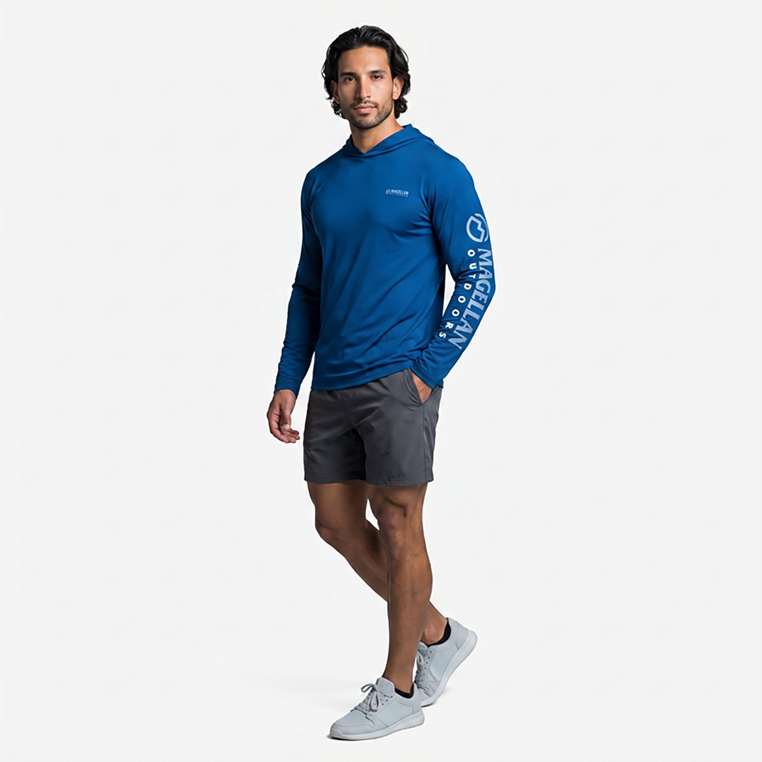 Magellan Outdoors Men's Casting Crew Long Sleeve Hoodie - view number 2