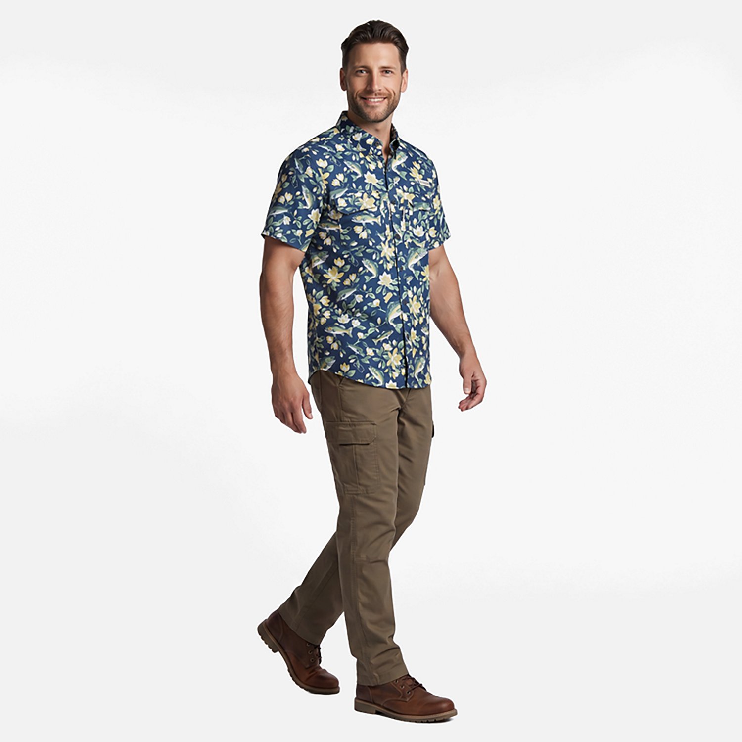 Magellan Outdoors Men's Mississippi Local State Print Shirt - view number 2