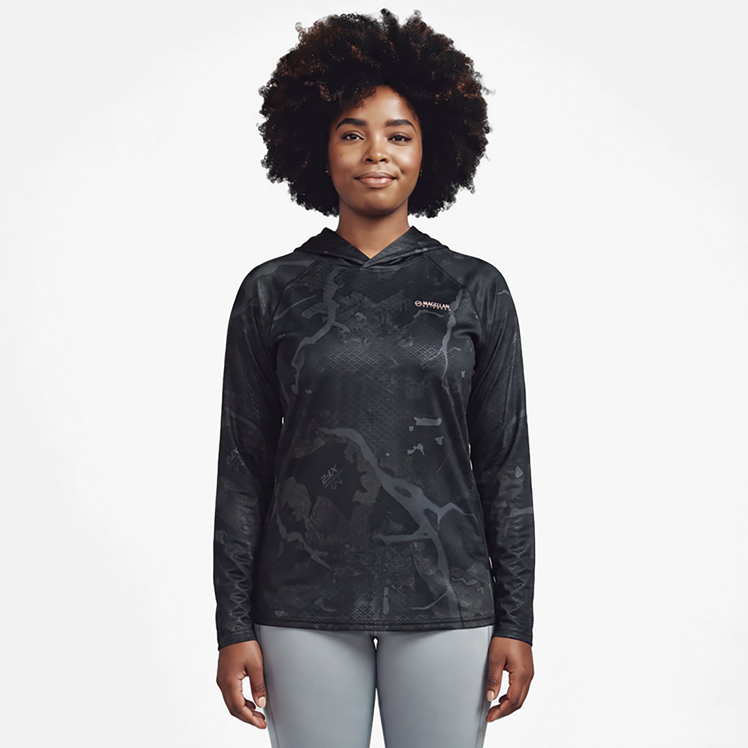 Magellan Outdoors Hunt Gear Women's Eagle Pass Tech Mesh Hooded Long Sleeve Shirt - view number 2