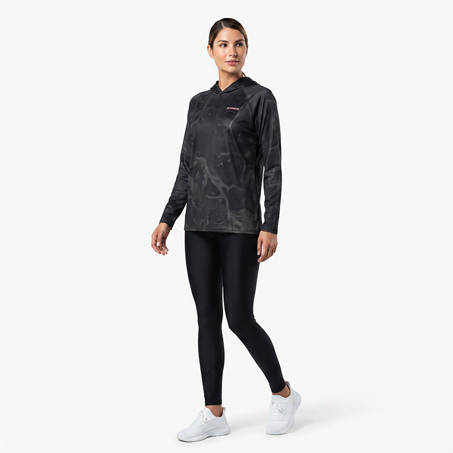Magellan Outdoors Hunt Gear Women's Eagle Pass Tech Mesh Hooded Long Sleeve Shirt - view number 3