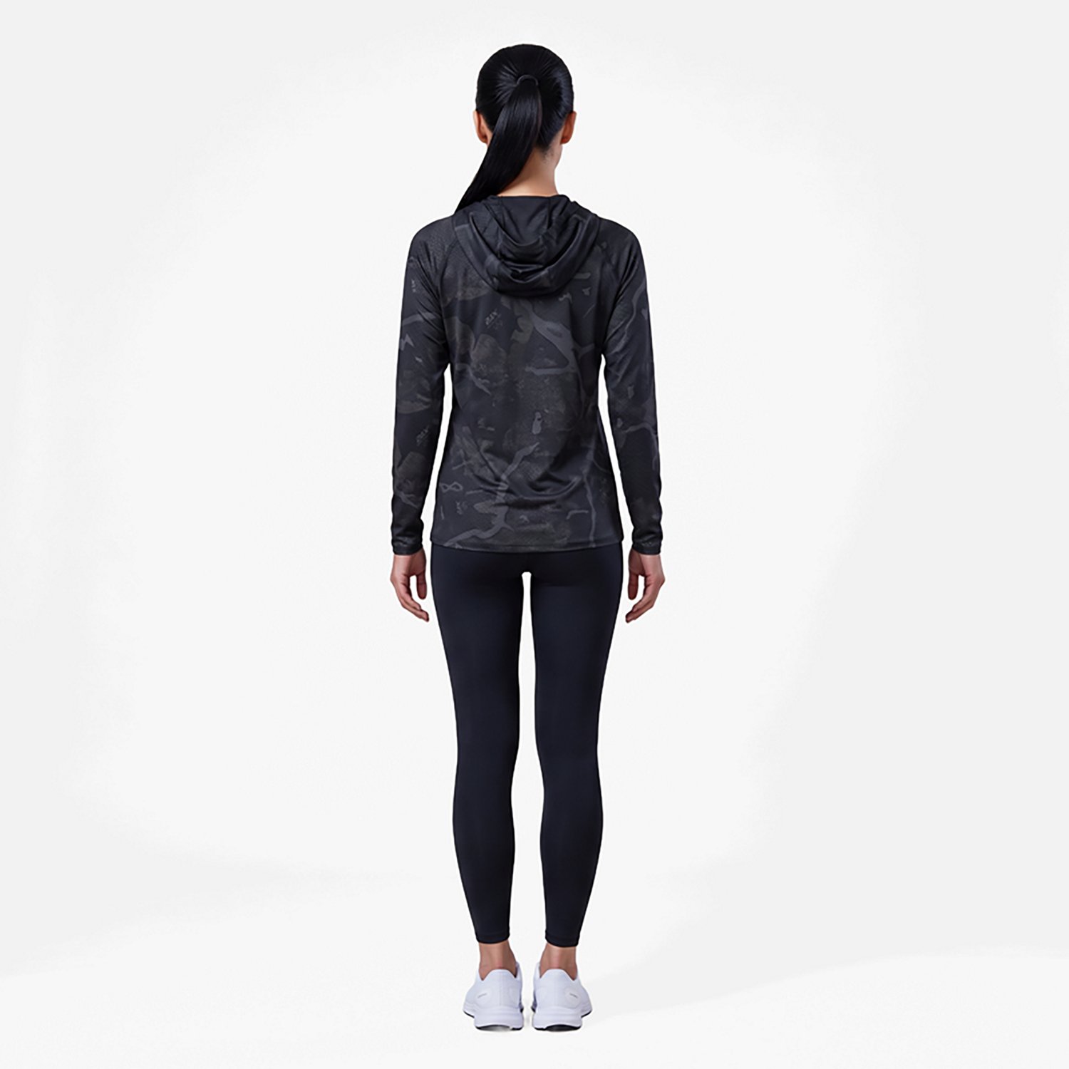 Magellan Outdoors Hunt Gear Women's Eagle Pass Tech Mesh Hooded Long Sleeve Shirt - view number 4