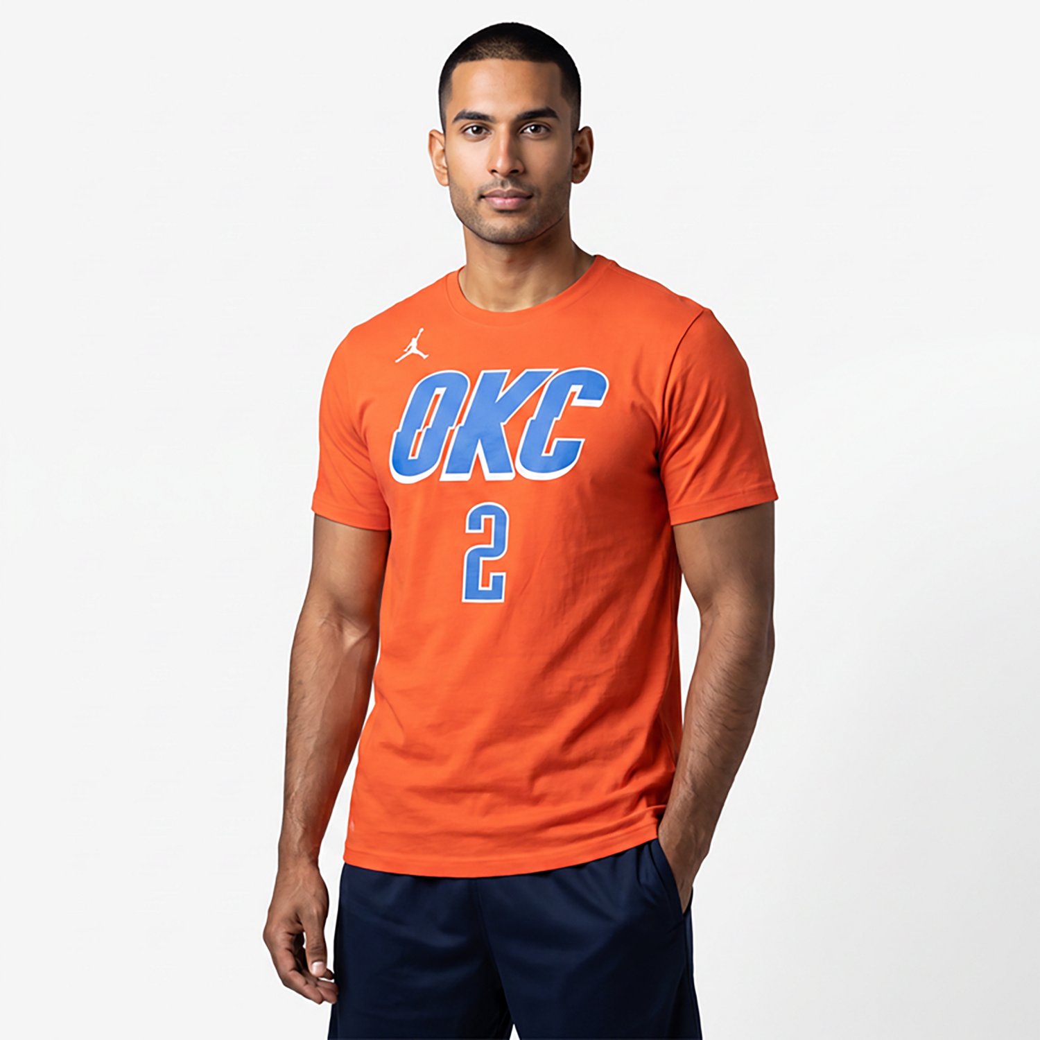 Nike Men's Oklahoma City Thunder Chet Shai Gilgeous-Alexander #2 Essential Statement N&N T-shirt