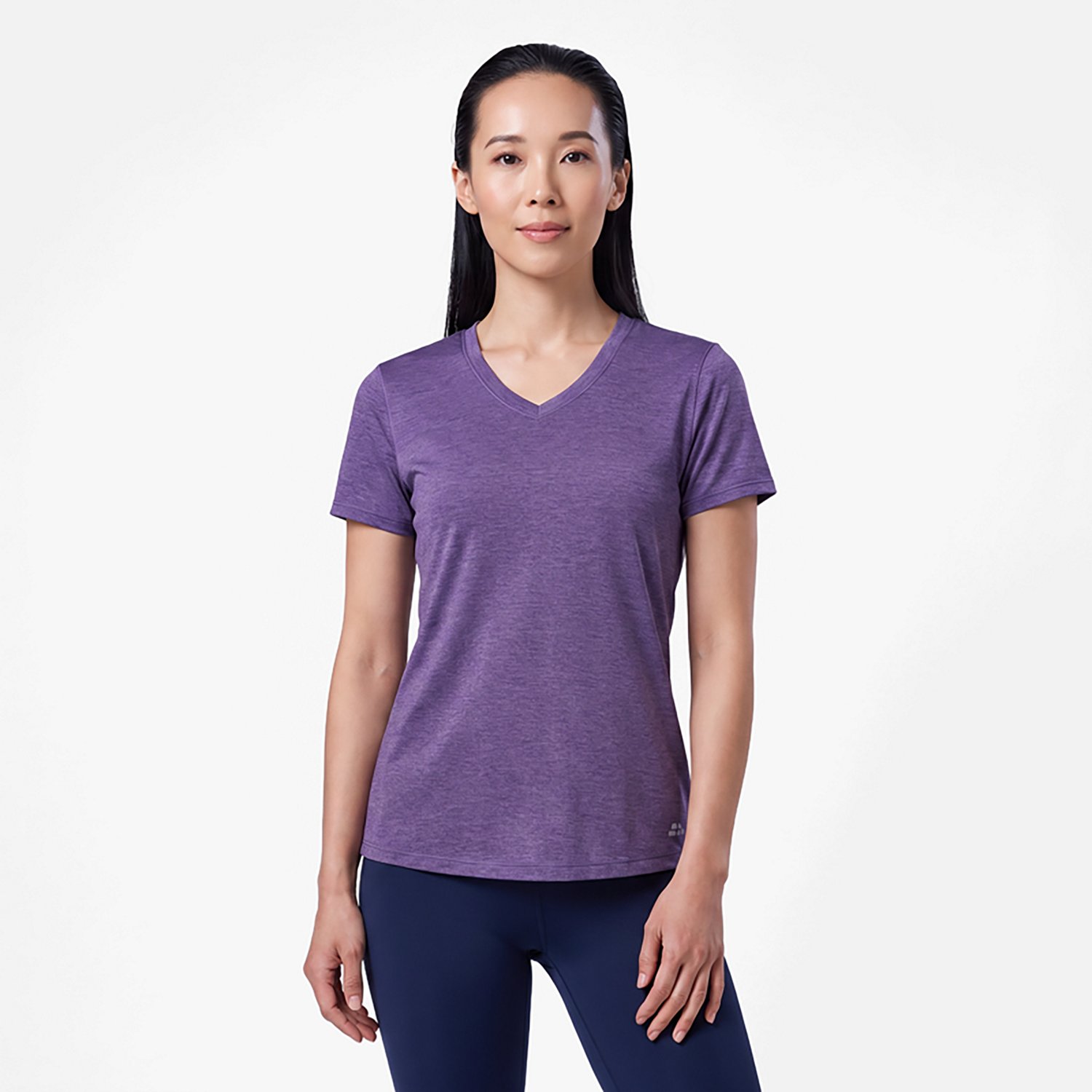 BCG Women's Turbo Melange V-neck T-shirt - view number 2