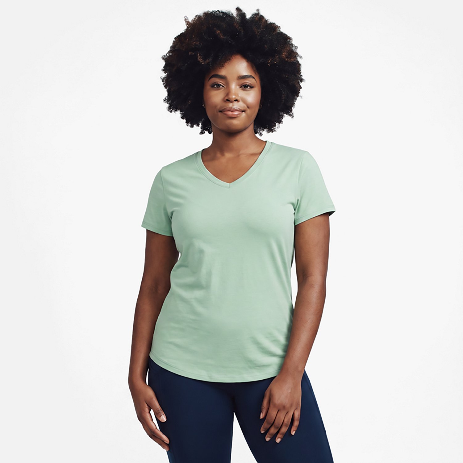 BCG Women's Turbo Melange V-neck T-shirt - view number 2