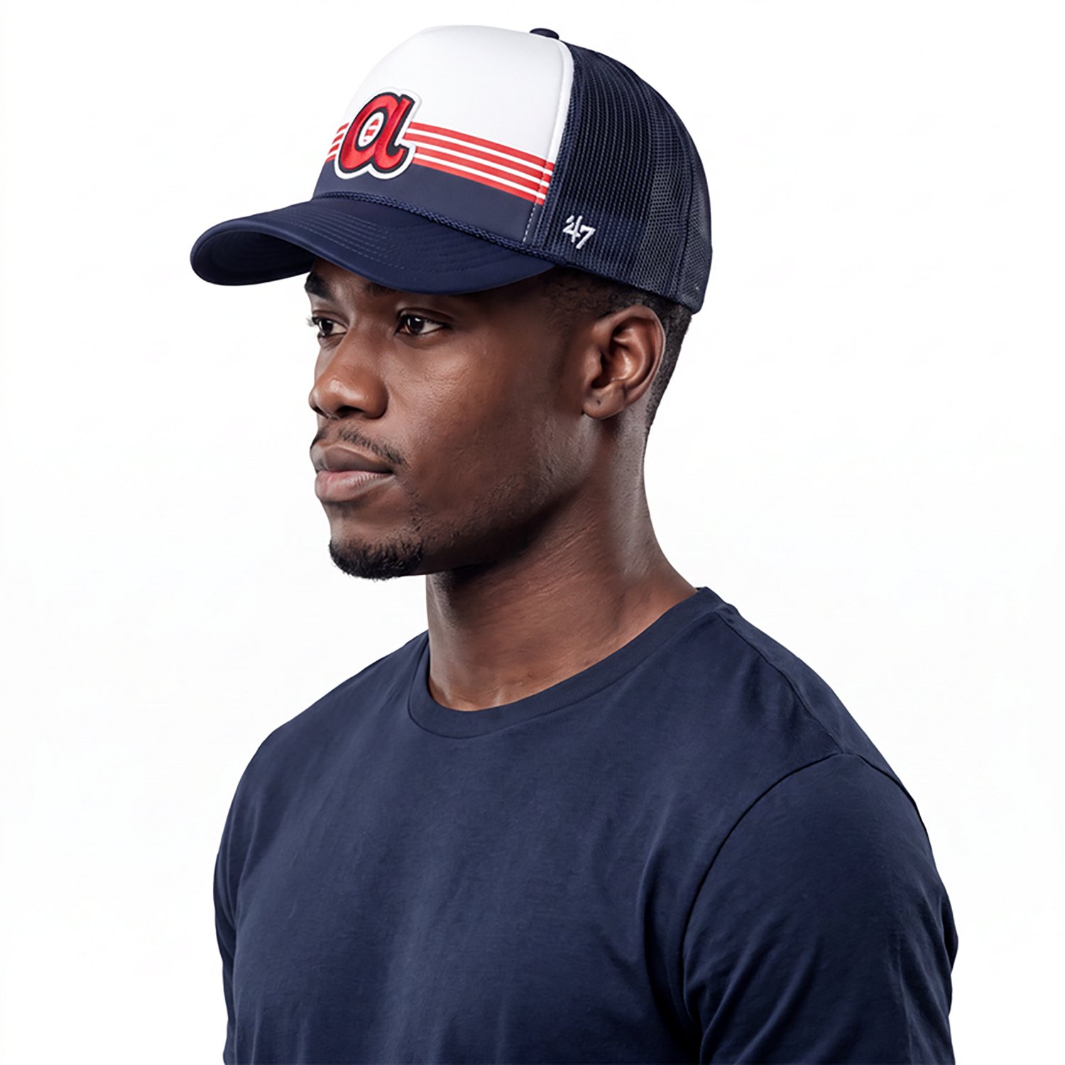 '47 Men's Atlanta Braves Liftoff Trucker Cap