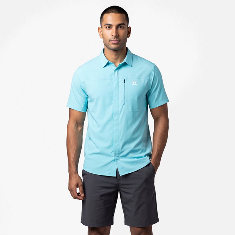 Under Armour Men's Shorebreak Hybrid Woven Short Sleeve Shirt