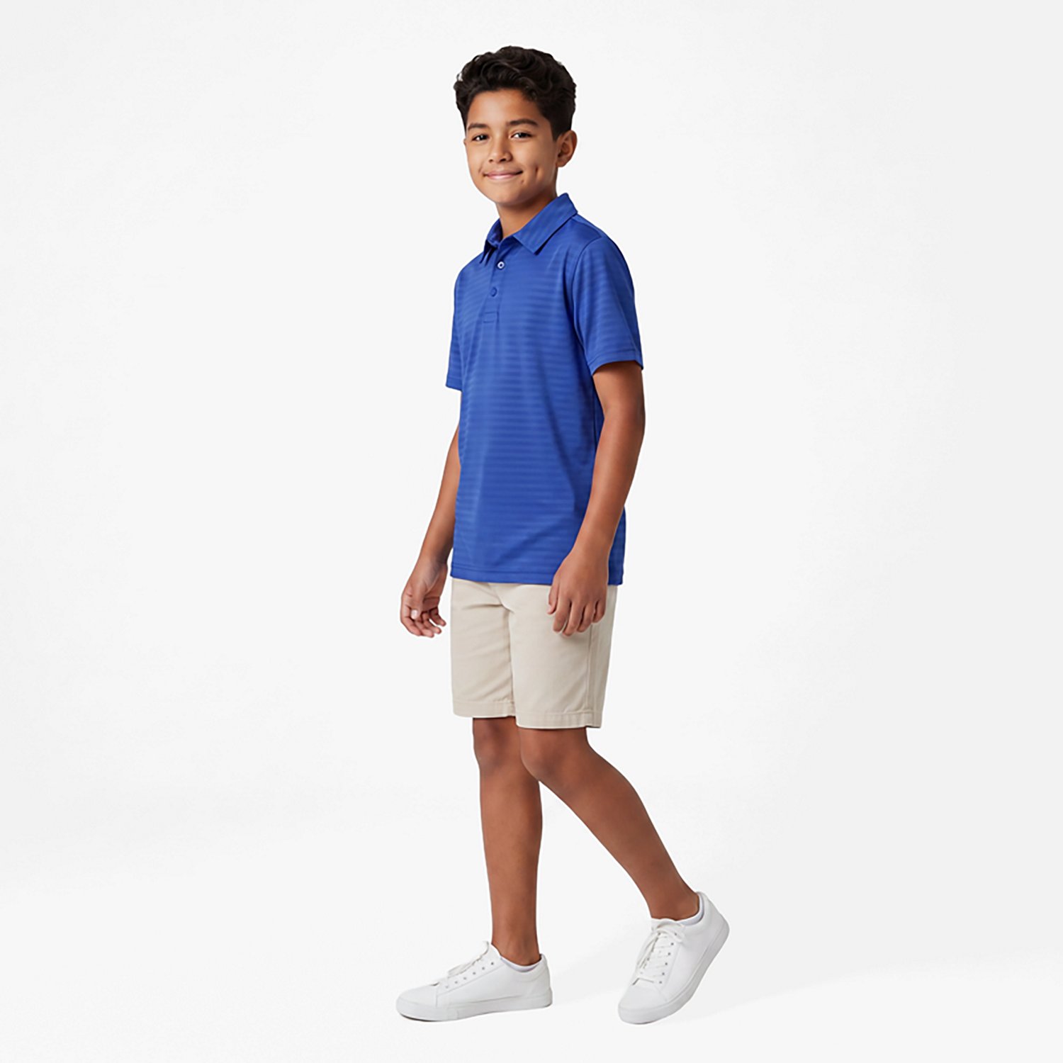 Nautica Boys' 8-20 Performance Stripe Short Sleeve Polo - view number 3