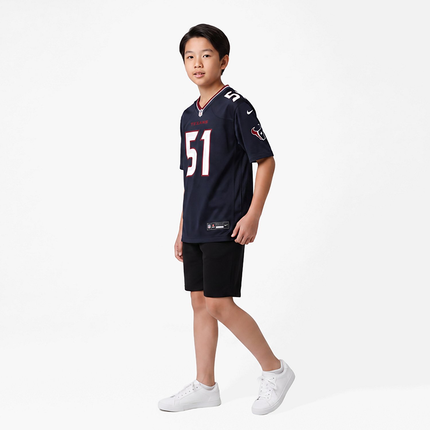 Nike Boys' Houston Texans Will Anderson Jr. #51 Home Game Player Jersey