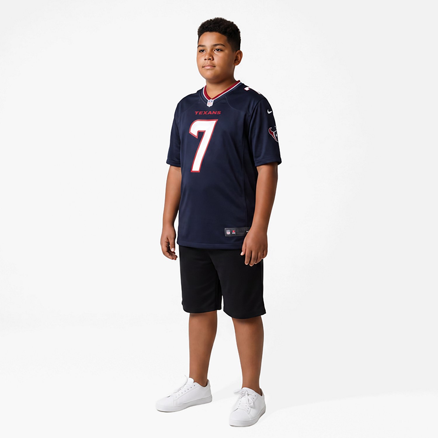 Nike Boys' Houston Texans CJ Stroud Home Game Player Jersey - view number 2