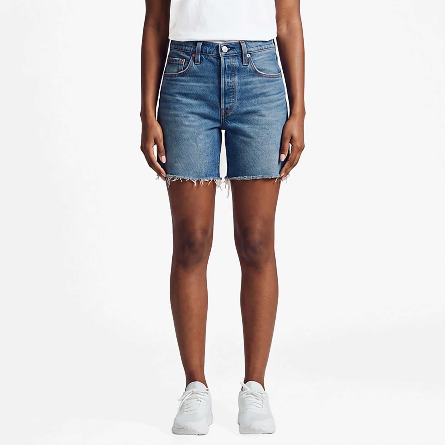 Levi's Women's 501 Mid Thigh Shorts                                                                                              - view number 2