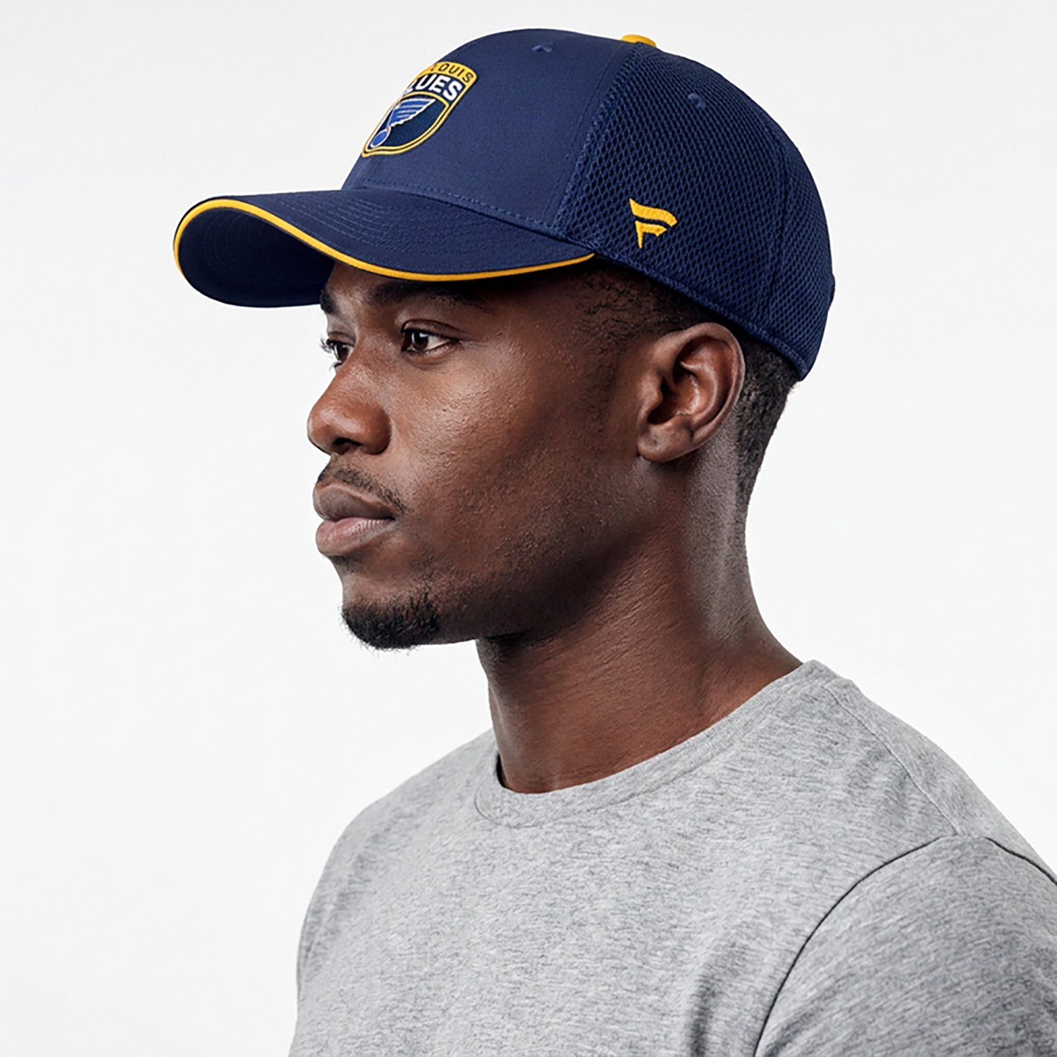 Fanatics St Louis Blues 2024 NHL Draft On Stage Trucker Adjustable Hat