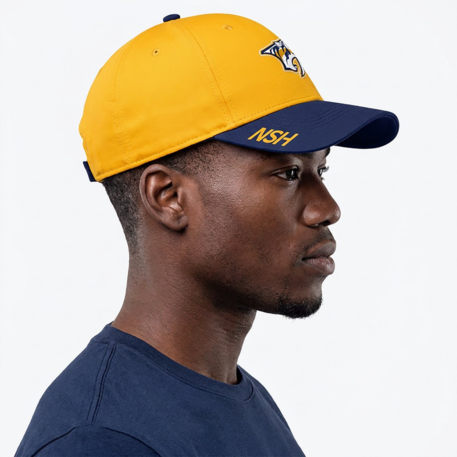 Fanatics Navy Nashville Predators Authentic Pro Rink Flex Hat