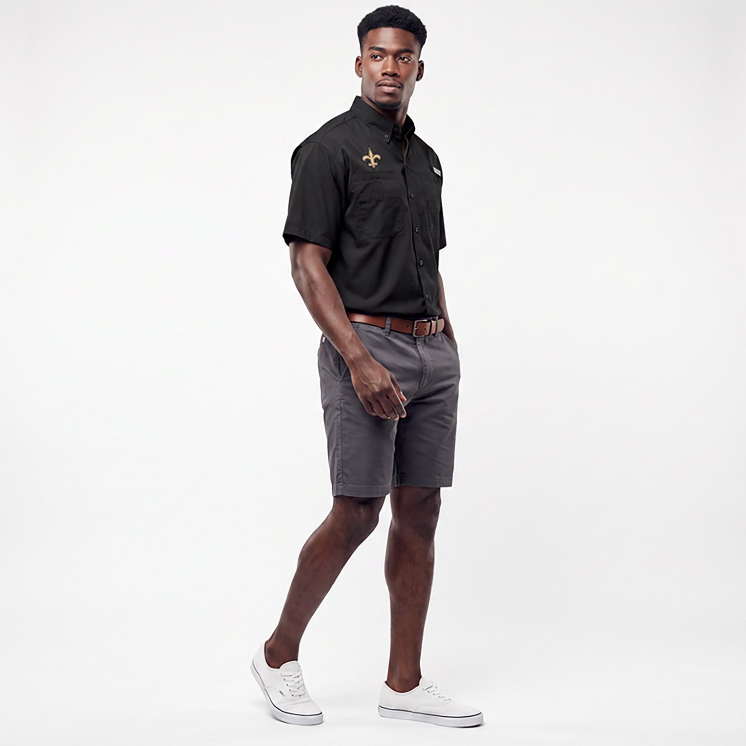Columbia Sportswear New Orleans Saints Tamiami Short Sleeve Shirt - view number 2