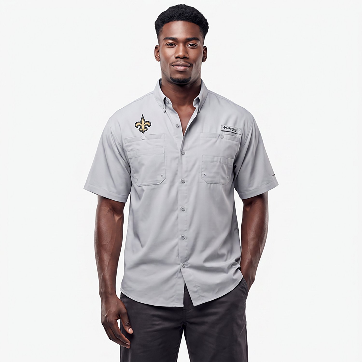 Columbia Sportswear New Orleans Saints Tamiami Short Sleeve Shirt