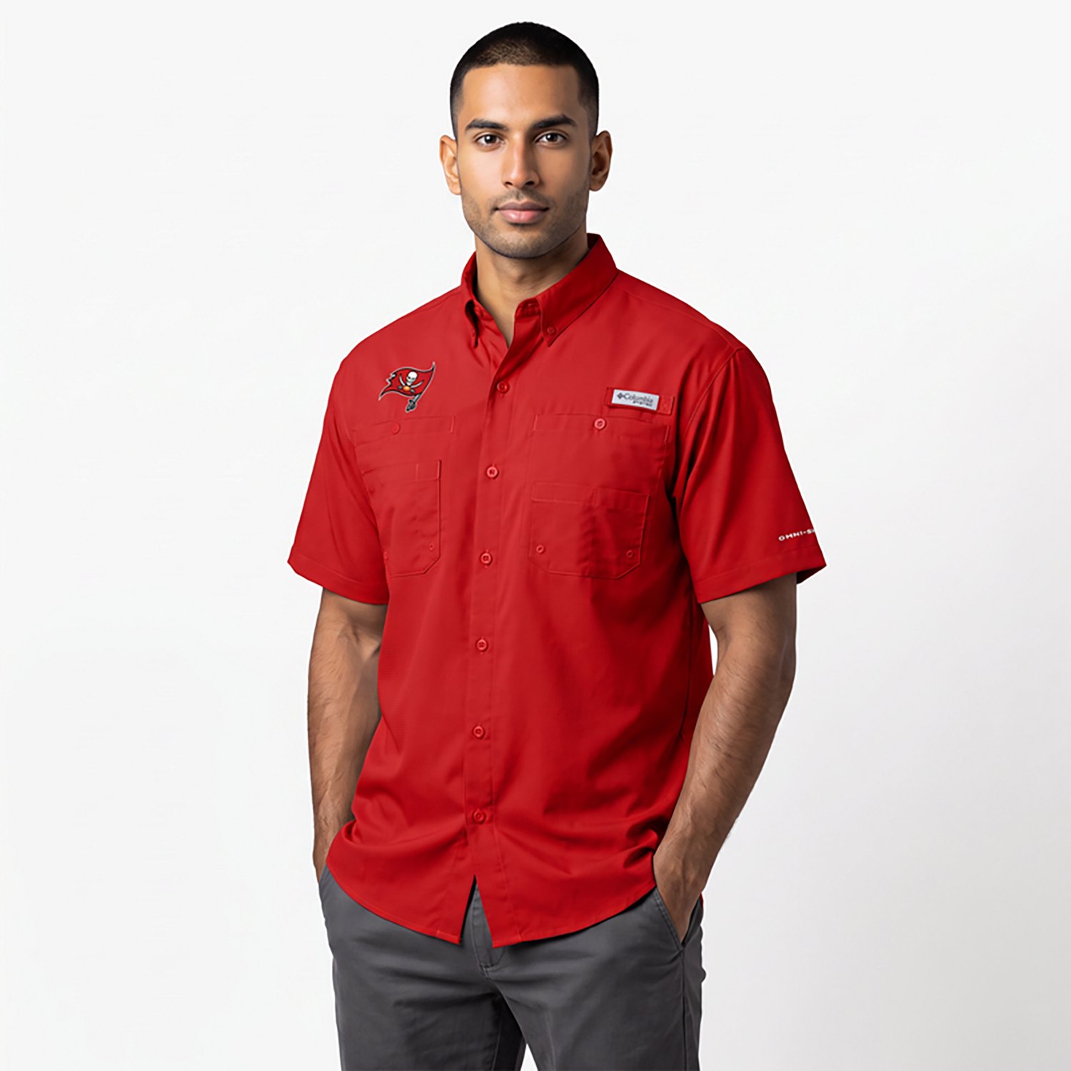 Columbia Sportswear Men's Tampa Bay Buccaneers Tamiami Shirt