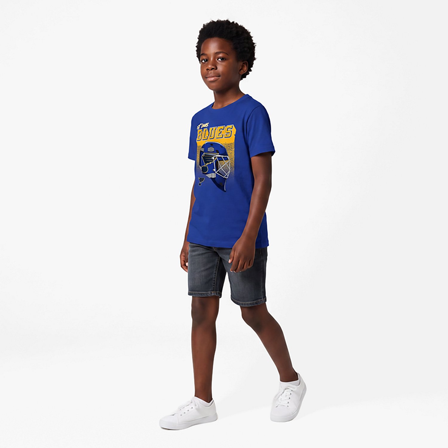 Outerstuff Kids' St. Louis Blues Five Hole Short Sleeve T-shirt - view number 3