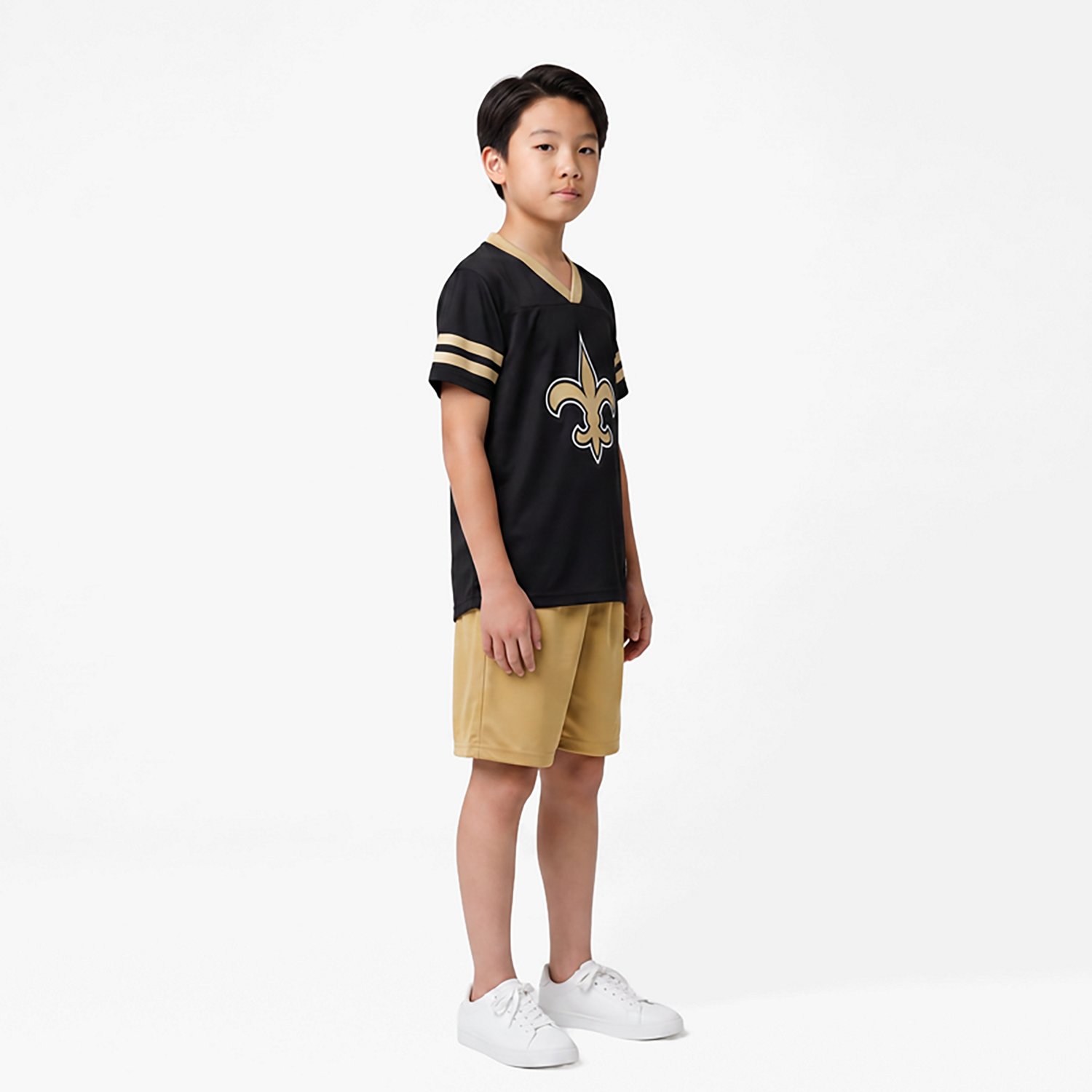 Outerstuff Boys' 4-7 Saints Team Logo Redzone Jersey Top and Pant Set                                                            - view number 2