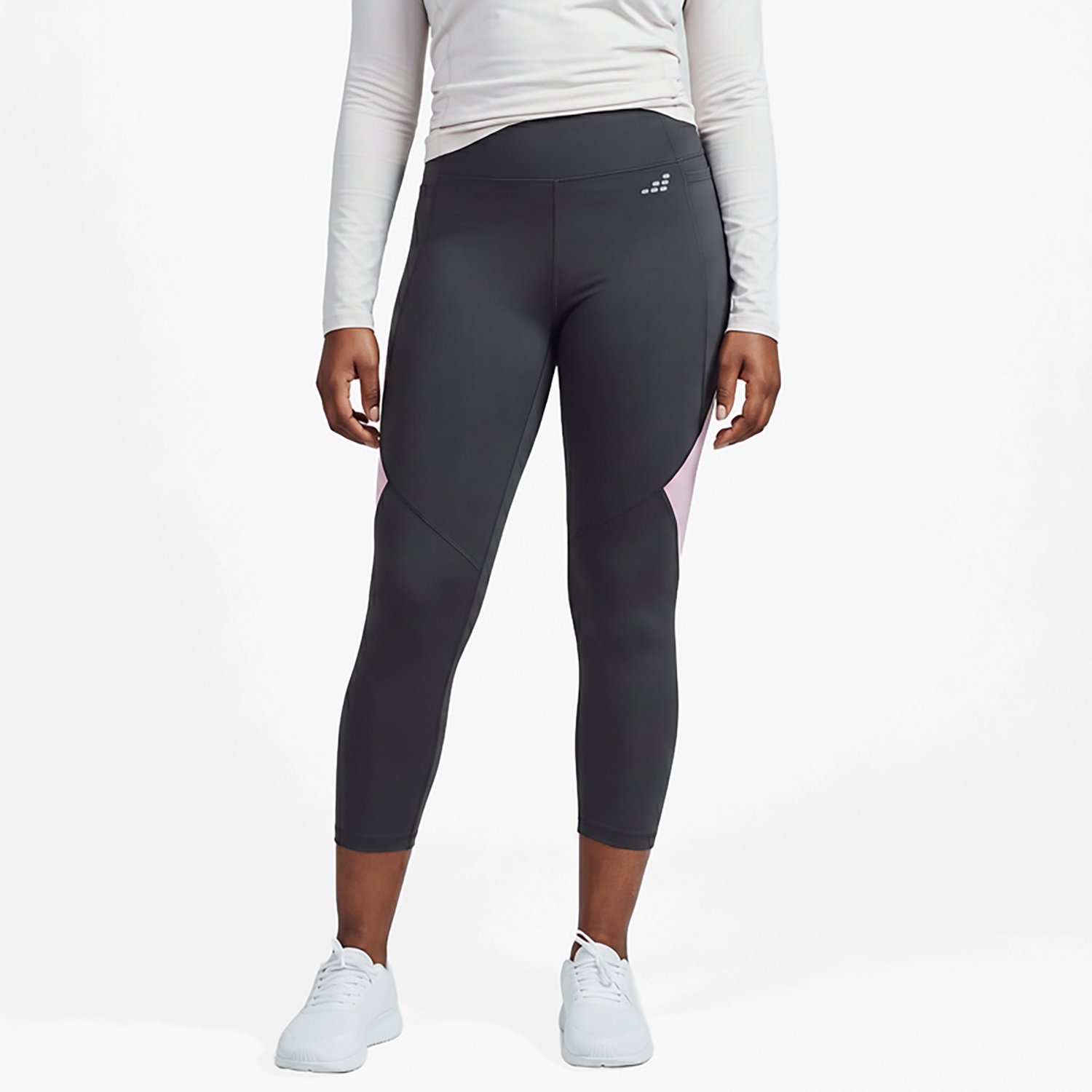 BCG Women's Color Block Crop Leggings
