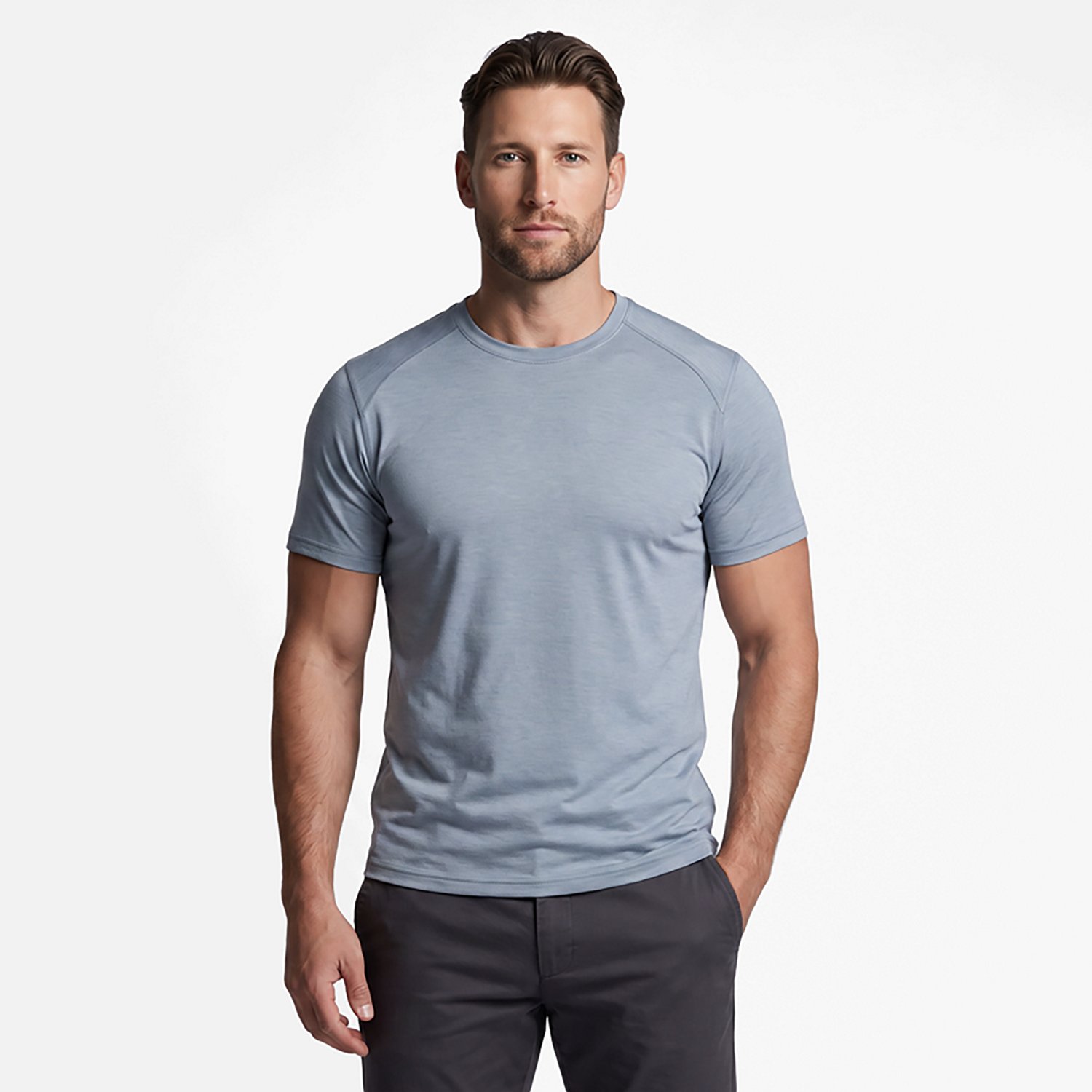 BCG Men's Turbo Melange T-shirt                                                                                                  - view number 2