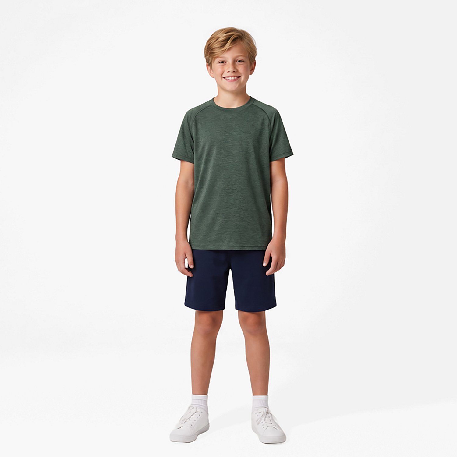 BCG Boys' Turbo Melange T-shirt