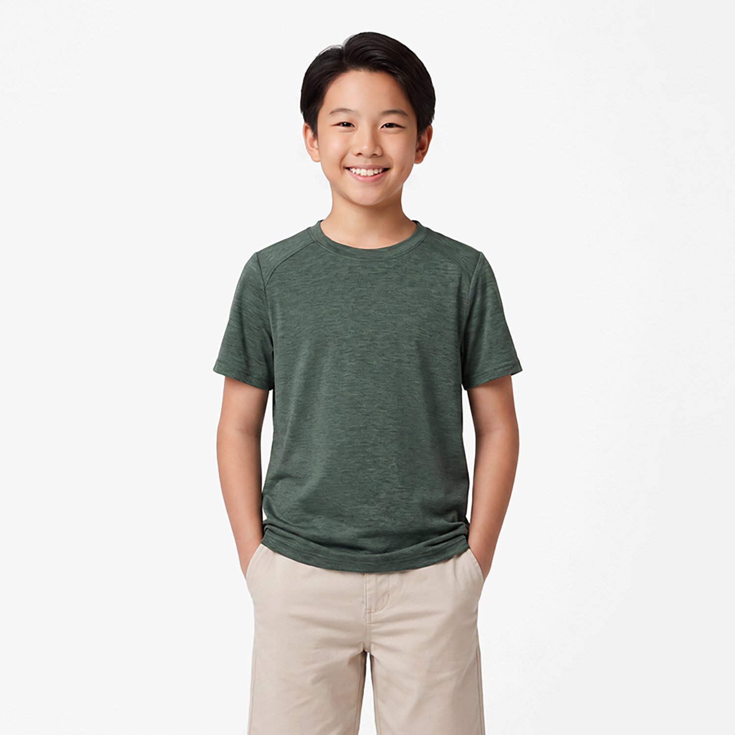 BCG Boys' Turbo Melange T-shirt                                                                                                  - view number 2