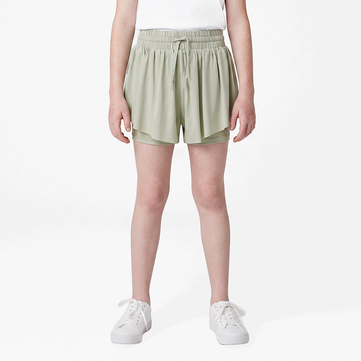 BCG Girls' Run Flowy Shorts 3.5 in                                                                                               - view number 2