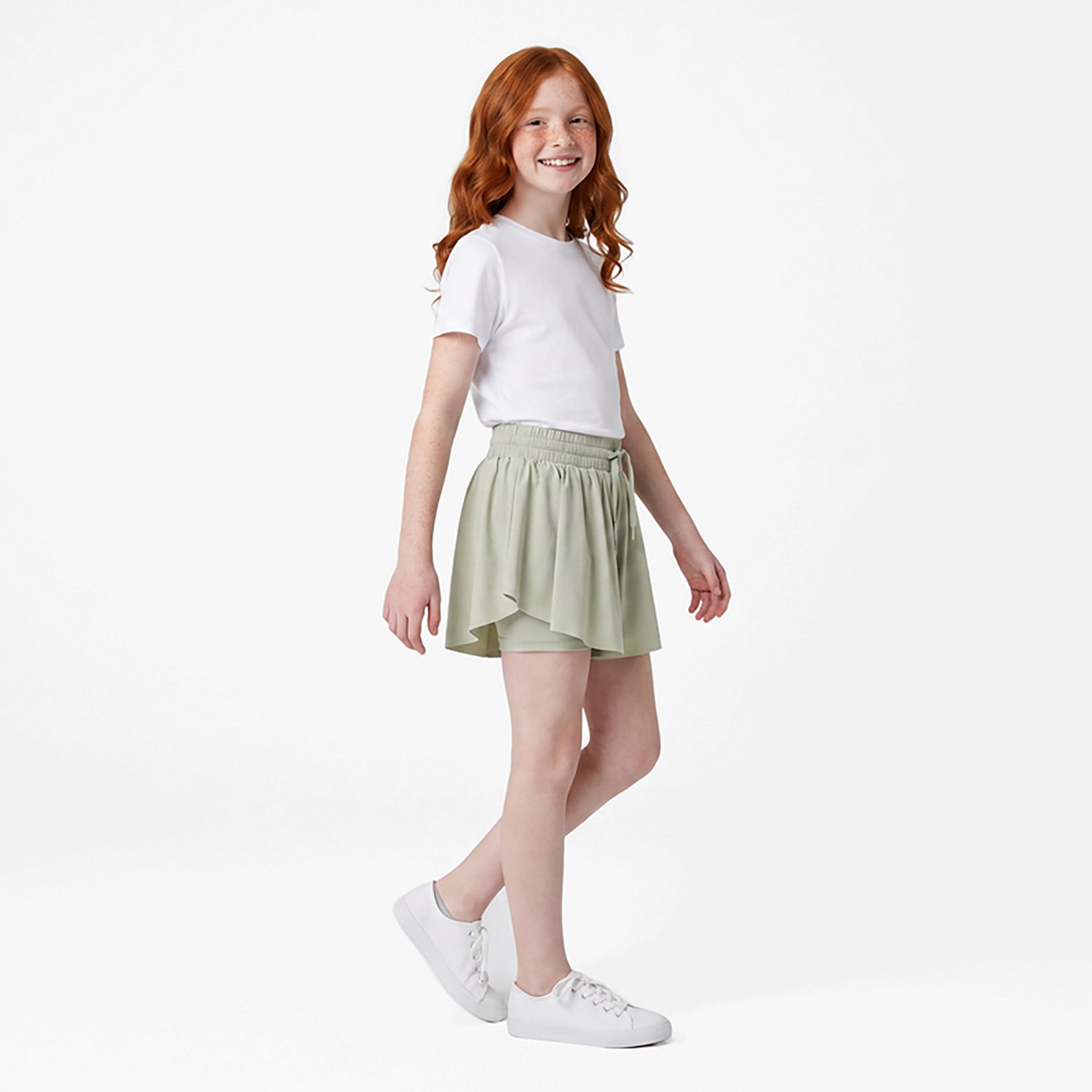 BCG Girls' Run Flowy Shorts 3.5 in                                                                                               - view number 3