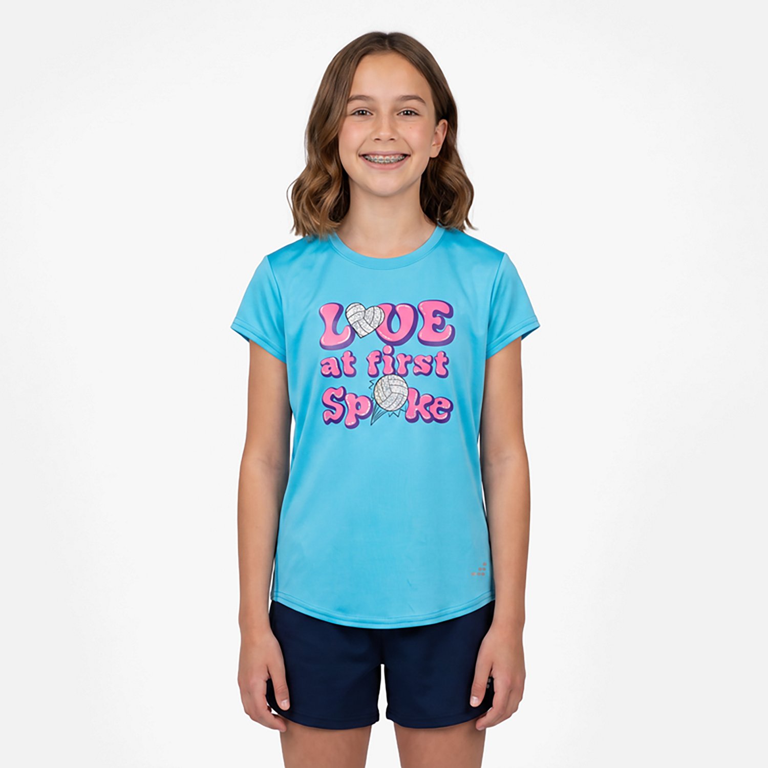 BCG Girls' Training Turbo VB Love T-shirt
