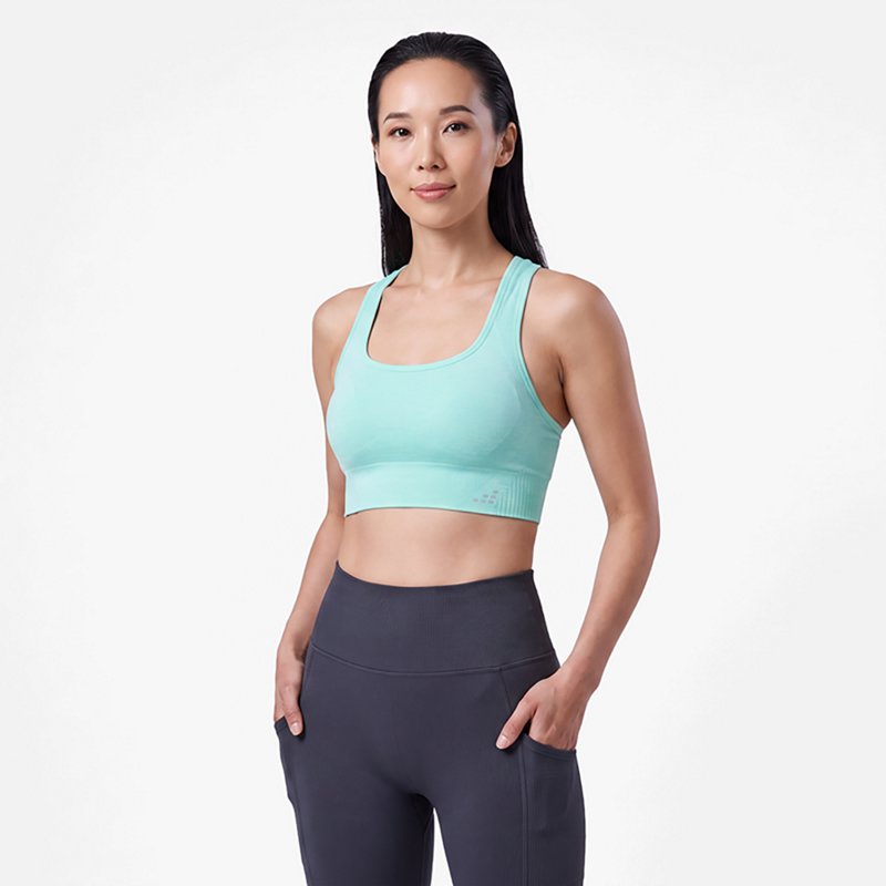 BCG Women's SMLS Padded Square Front Low Support Sports Bra