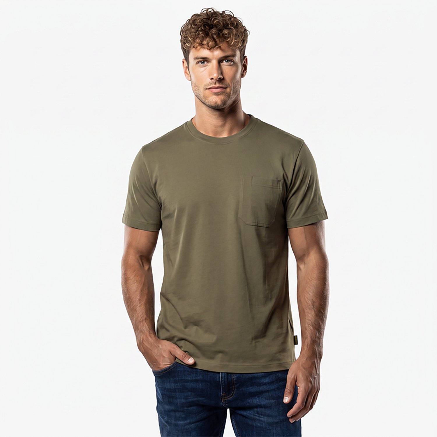 Brazos Men's Contractor Pocket Short Sleeve T-shirt