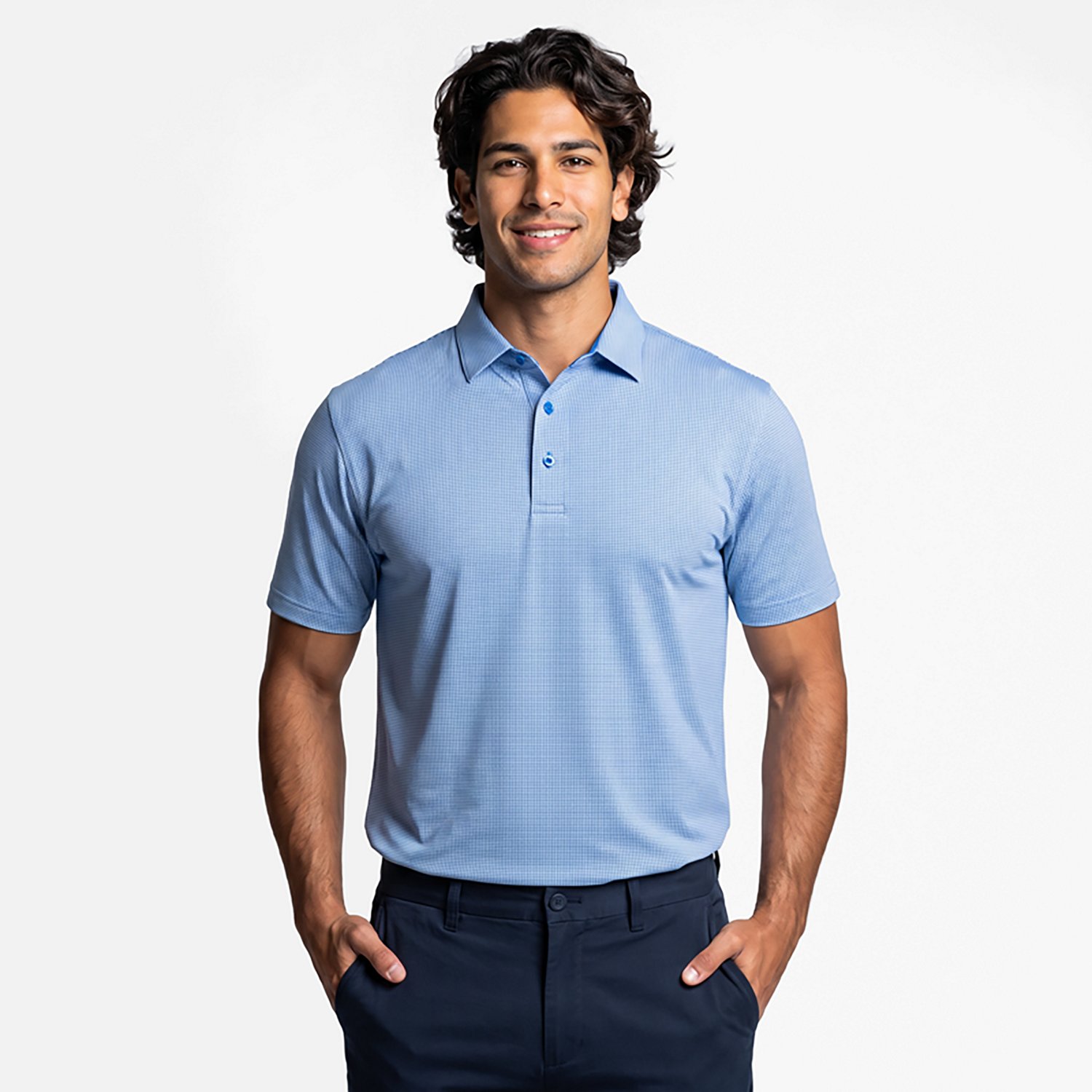 Callaway Men's Pro Spin Gingham Polo - view number 2