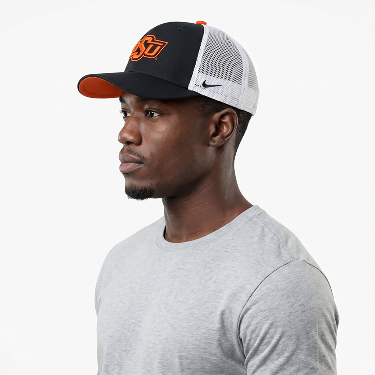 Nike Men's Oklahoma State Rise Structured Adjustable Mesh Cap